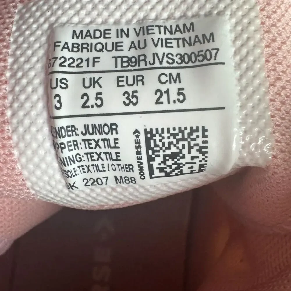 Converse features rubber owned